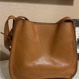 Madewell Sydney Brown Leather Shoulder Bag